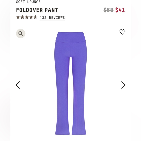 Only tried on soft lounge set with fold down pants. Top is no longer sold RARE - Picture 5 of 13